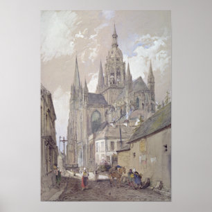 Poster Cathédrale de Bayeux, Vue du sud-est
