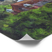 Poster Cathédrale de Canterbury à distance (Coin)