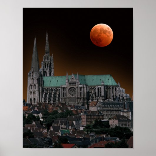Poster Cathédrale de Chartres (Devant)