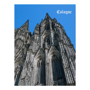 Poster Cathédrale de Cologne Aimant Flexi Premium