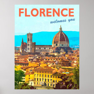 Poster Cathédrale de Florence, Duomo Santa Maria Del Fio