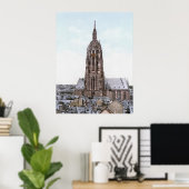Poster Cathédrale de Francfort (Bureau à domicile)