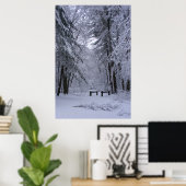 Poster Cathédrale de glace ~ imprimer (Bureau à domicile)