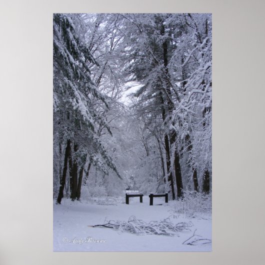 Poster Cathédrale de glace ~ imprimer (Devant)