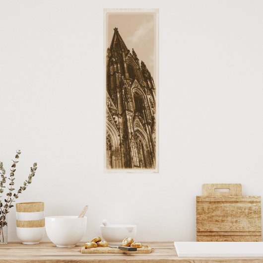 Poster Cathédrale de Koln (Cologne) (Cuisine)