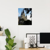 Poster Cathédrale de la Nouvelle-Orléans, style 3D (Bureau à domicile)