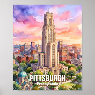 Poster Cathédrale de l'apprentissage de Pittsburgh sur me