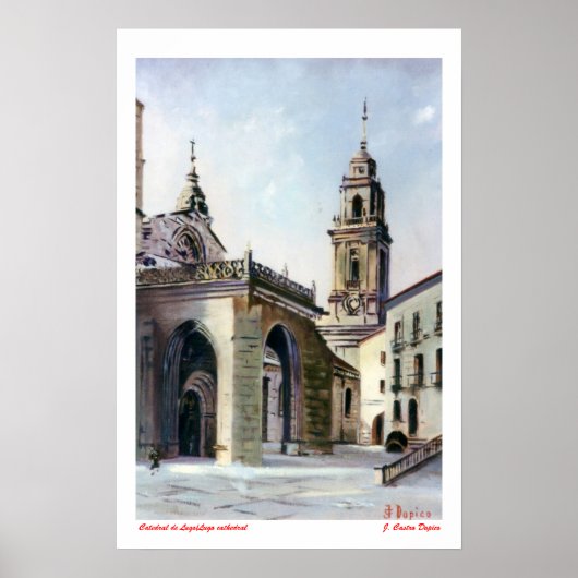 Poster Cathédrale de Lugo/Lugo (Devant)
