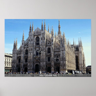 Poster Cathédrale de Milan, Italie