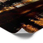 Poster Cathédrale de Palma de Majorque la nuit - Espagne (Coin)