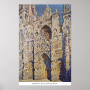 Poster Cathédrale de Rouen par Claude Monet