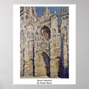 Poster Cathédrale de Rouen par Claude Monet