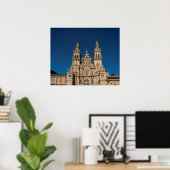 Poster Cathédrale de Saint-Jacques-de-Compostelle (Bureau à domicile)