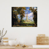 Poster Cathédrale de Salisbury du Parc des Évêques (Cuisine)