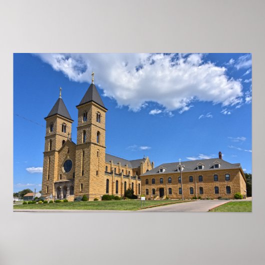 Poster Cathédrale des Plaines, Victoria, Kansas (Devant)