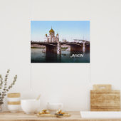 Poster Cathédrale du Christ Sauveur à Moscou (1900) (Cuisine)