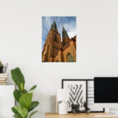 Poster Cathédrale d'Uppsala (Bureau à domicile)