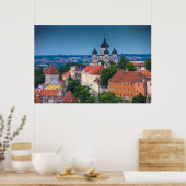 Poster Cathédrale et cityscape | Estonia (Cuisine)