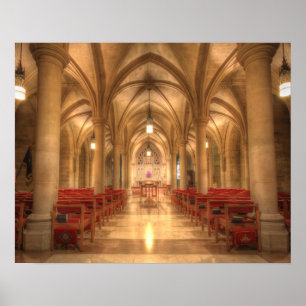 Poster Cathédrale nationale de Washington Bethlehem Chape