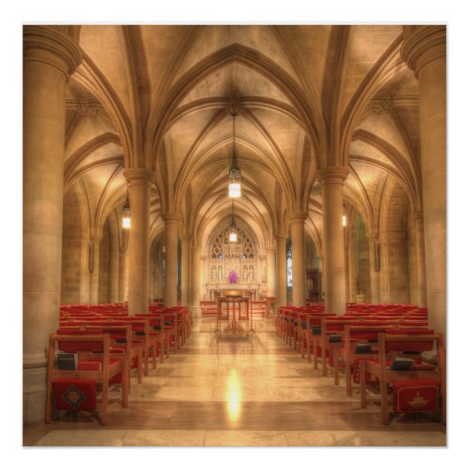 Poster Cathédrale nationale de Washington Bethlehem Chape (Devant)