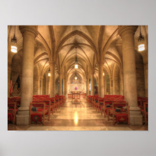 Poster Cathédrale nationale de Washington Bethlehem Chape