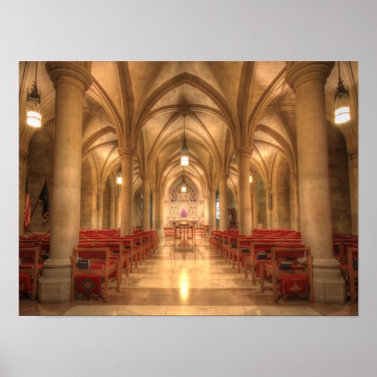 Poster Cathédrale nationale de Washington Bethlehem Chape (Devant)