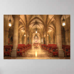 Poster Cathédrale nationale de Washington Bethlehem Chape