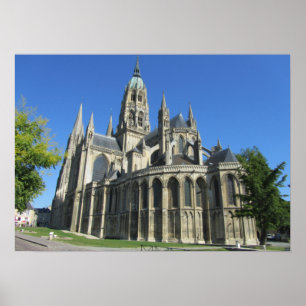 Poster Cathédrale Notre-Dame, Bayeux, France