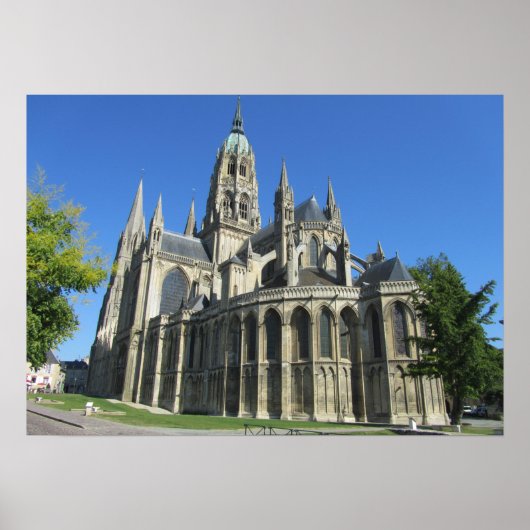 Poster Cathédrale Notre-Dame, Bayeux, France (Devant)
