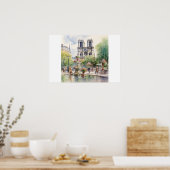 Poster Cathédrale Notre-Dame de Paris (Cuisine)