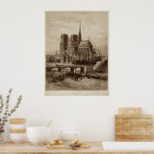 Poster Cathédrale Notre-Dame de Paris (Cuisine)