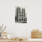 Poster Cathédrale Notre-Dame de Paris (Cuisine)