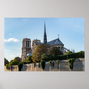 Poster Cathédrale Notre-Dame de Paris - France