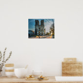 Poster Cathédrale Notre-Dame de Paris Noël (Cuisine)