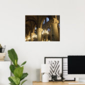 Poster Cathédrale Notre-Dame, Paris, France (Bureau à domicile)