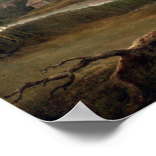 Poster Cathédrale Paul Sandby Ely (Coin)