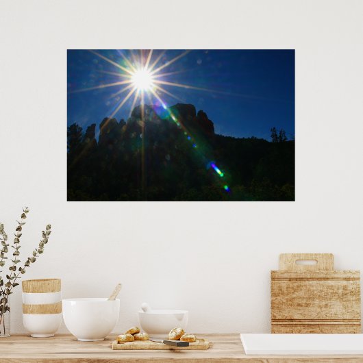 Poster Cathédrale Rock Vortex horizontal (Cuisine)