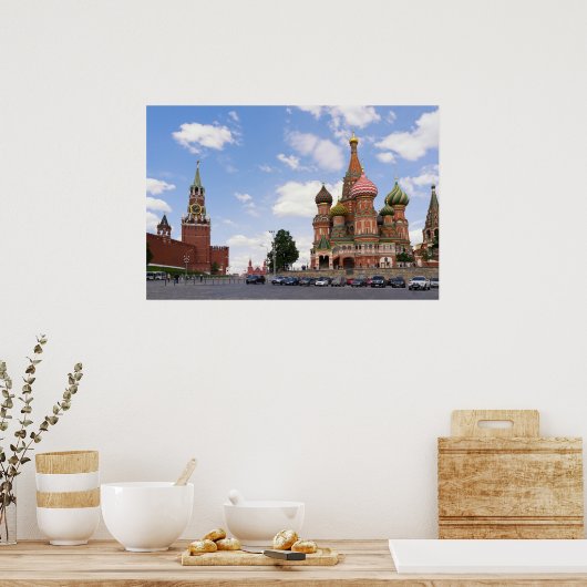 Poster Cathédrale Saint-Basil de Moscou (Cuisine)