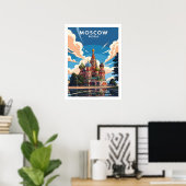 Poster Cathédrale Saint-Basile de Moscou (Bureau à domicile)