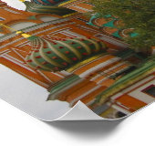 Poster Cathédrale Saint-Basile en Carré rouge, Moscou (Coin)