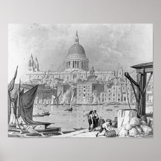 Poster Cathédrale Saint-Paul (Devant)