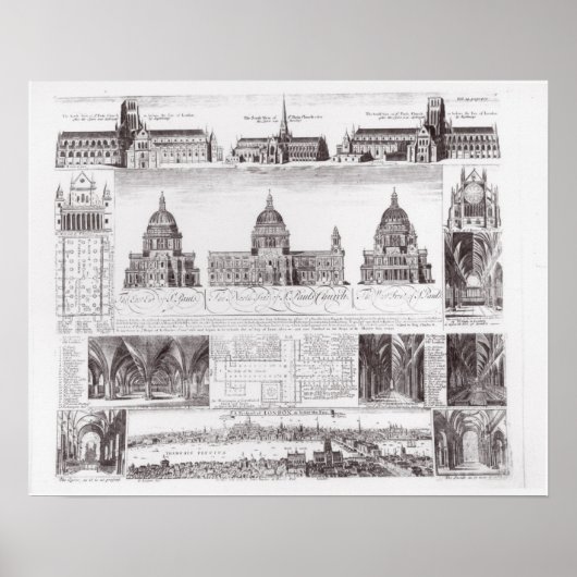 Poster Cathédrale Saint-Paul (Devant)