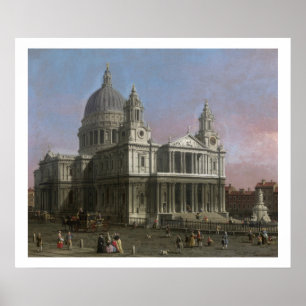 Poster Cathédrale Saint-Paul, 1754 (huile sur toile)