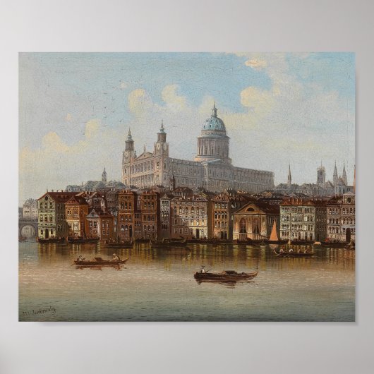Poster Cathédrale Saint-Paul | Johann Wilhelm Jankowsky (Devant)