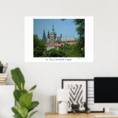 Poster Cathédrale Saint-Vitus (Bureau à domicile)