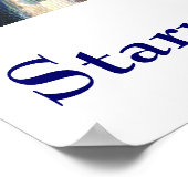 Poster Cathédrale Starry Night (Coin)