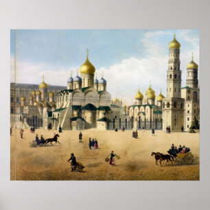 Poster Cathédrales de l'annonce et de l'Arkhangel,