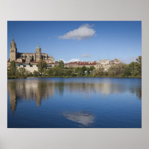 Poster Cathédrales et ville de Salamanque