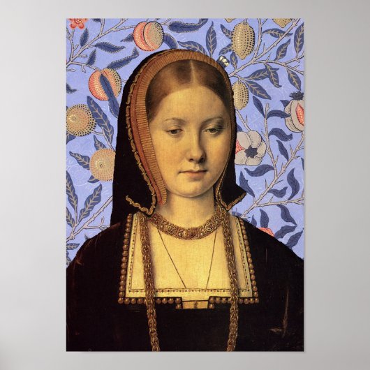 Poster Catherine d'Aragon Reine d'Angleterre Portrait (Devant)