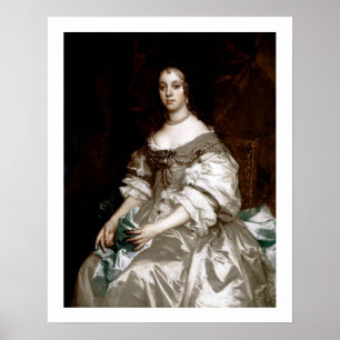 Poster Catherine de Braganza par monsieur Peter Lely